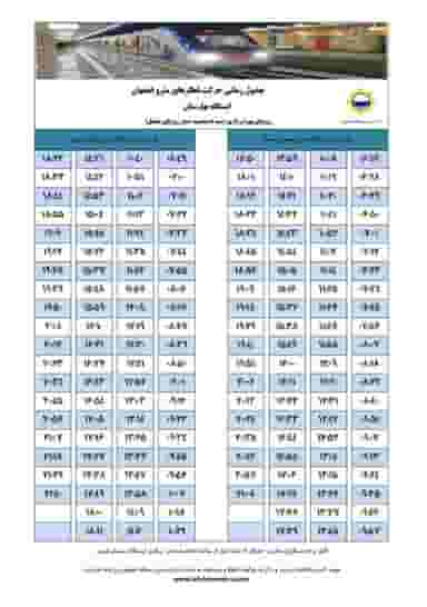 ایستگاه مترو بهارستان در مارچین  اصفهان