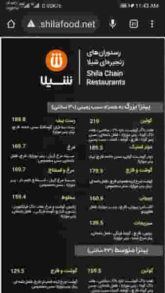 فست فود شیلا کوی نصر تهران