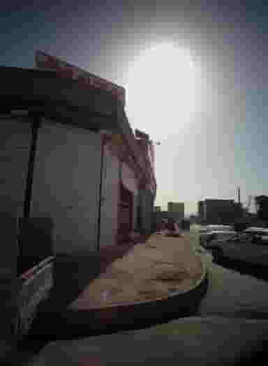 ضایعات اکبر علیخانی در شهید کاظمی تهران