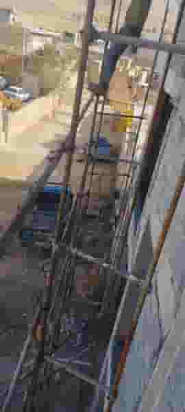 داربست فلزی برج میلاد شهرک مهدی آباد شیراز