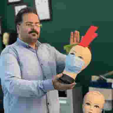 آموزشگاه آرایشگری مردانه آرتمن آمل شهر بانو در آمل