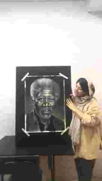 گالری نقاشی سیاه قلم تونالیته در تهرانسر مرکزی تهران