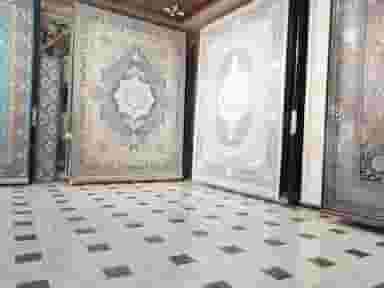 نمایشگاه فرش و پالاز موکت احسان احمدی در میرزا خانی نجف آباد