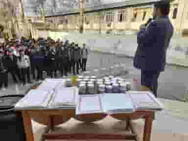 دبیرستان پسرانه ایرانشهر (استرآبادی) در ملاقاتی گرگان