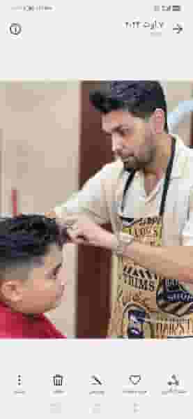 سالن پیرایش بهرام کوی بهارستان چهل هکتار اندیمشک