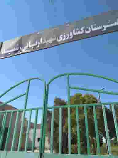 هنرستان کشاورزی شهید اربابی رشید زابل در فتح الله زابل