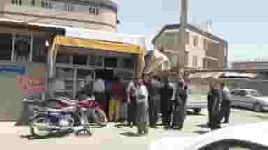 نانوایی حسین فرجی در شهر بانه