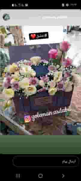 گل فروشی گل من در ججین اردبیل