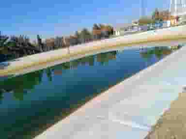 استخرنگهداشت آب فضای سبز در پونک قزوین