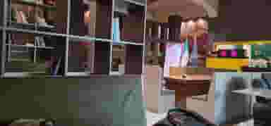 کافه پرتقال در شرکت نفت قزوین