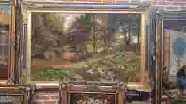 فرش و تابلو فرش فیروزکاوش ملی در بازار تبریز