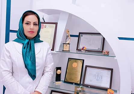 عکس  دکتر آسیه رضوانی متخصص رادیولوژی و سونوگرافی  در فلسطین شمالی