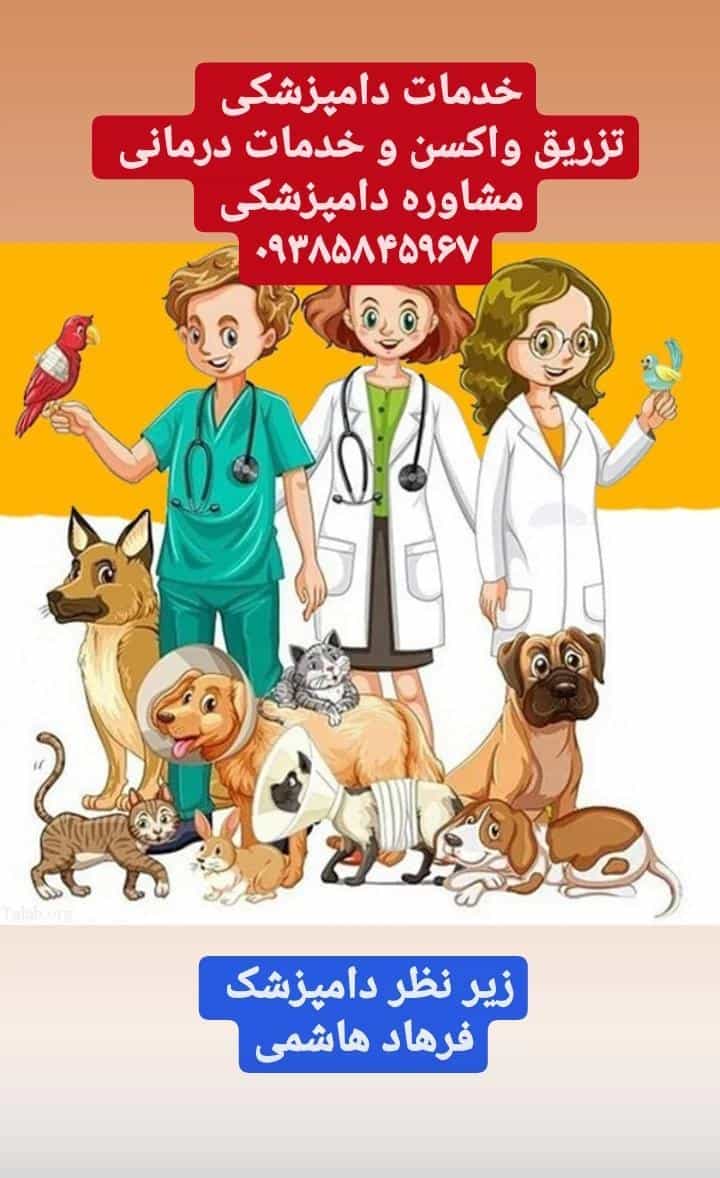عکس دامپزشکی هاشمی در باغ فیض