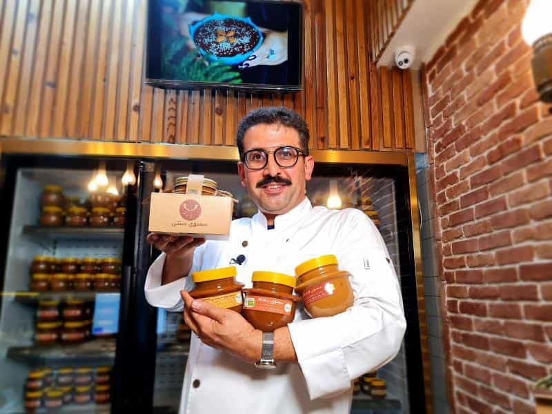 عکس سمنو سنتی پای دیگ سادات در ایوانک