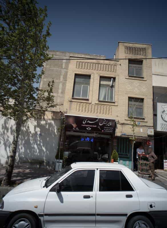 عکس پیرایش مهدی در تهرانپارس شرقی