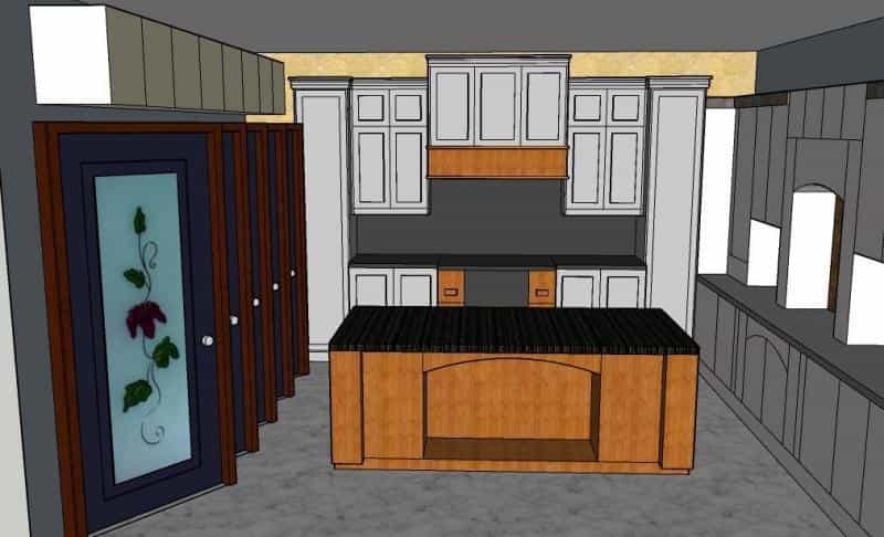 عکس درب چوبی و کابینت ثامن امین در ابوذر