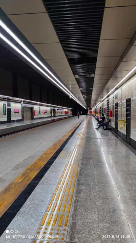 عکس مترو تربیت مدرس در شریعتی
