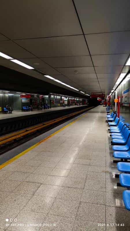 عکس ایستگاه مترو شهید بهشتی در نیلوفر