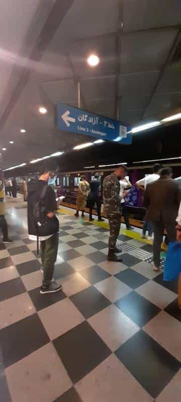 عکس ایستگاه مترو شهید بهشتی در نیلوفر