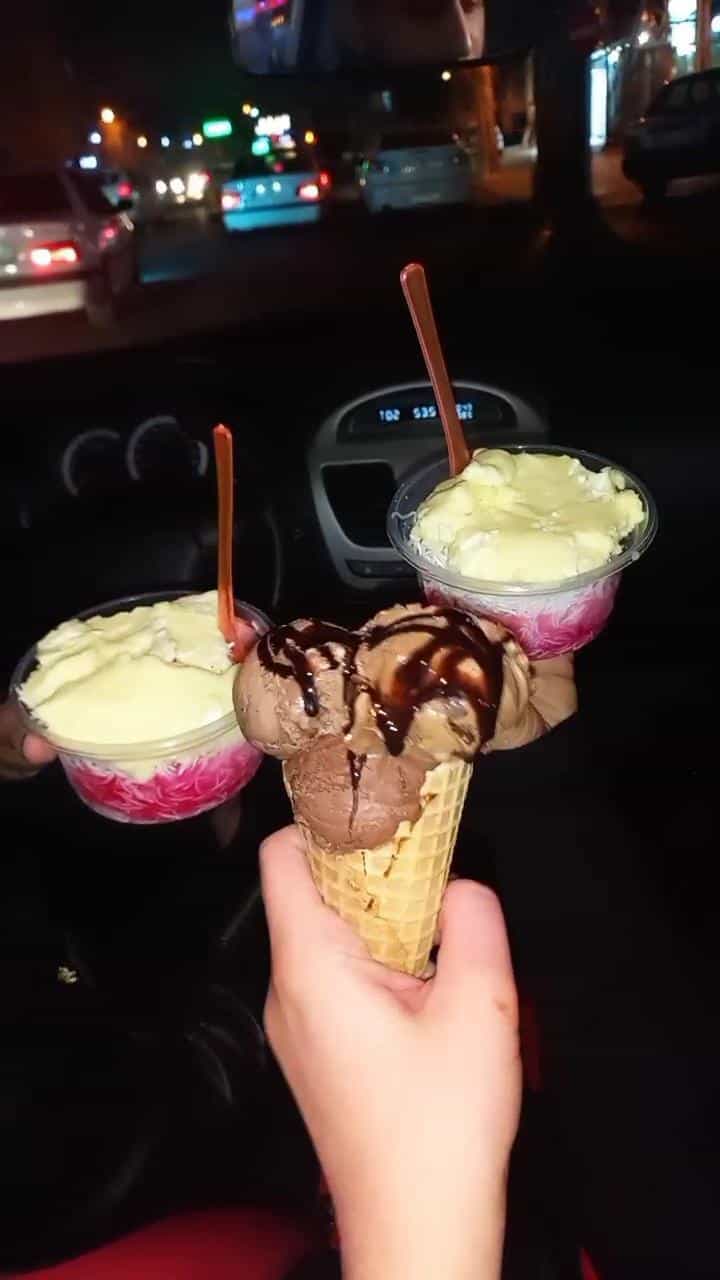 عکس بستنی هلی در تهرانپارس غربی