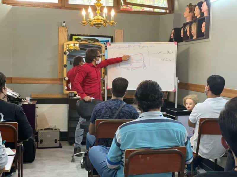 عکس گریم سینمایی ۱۰۰۰ چهره (داماد) در محله عمان سامانی اصفهان