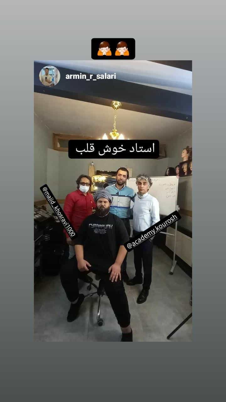 عکس گریم سینمایی ۱۰۰۰ چهره (داماد) در محله عمان سامانی اصفهان