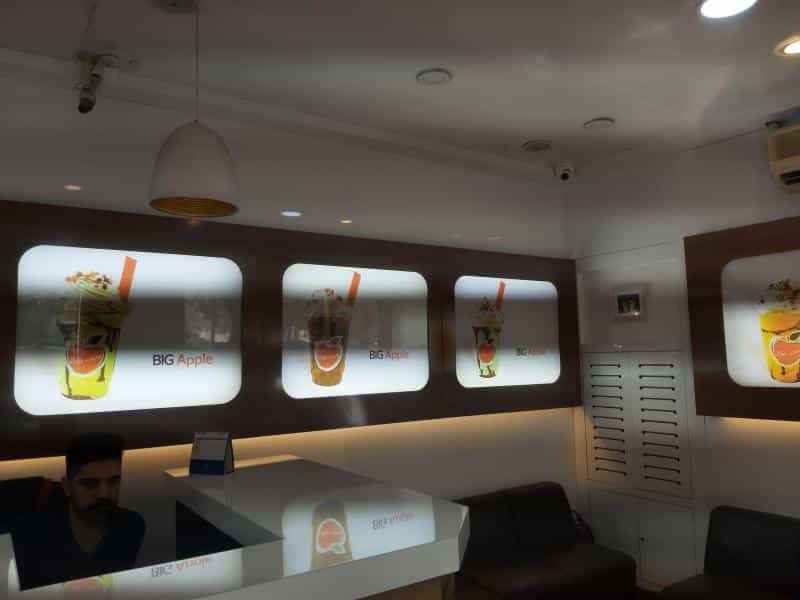 عکس آیس پک سیب یزرگ در محله آذر اصفهان 