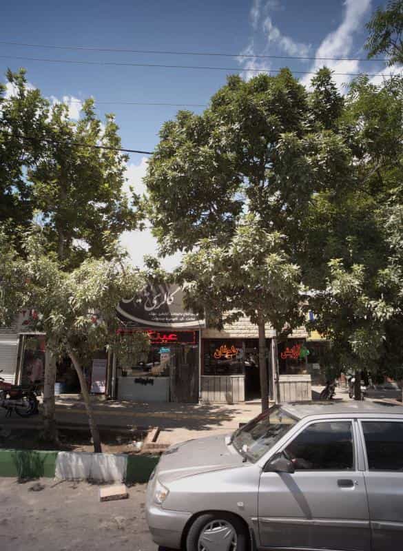 عکس آرایش طوفان در محله آب و برق مشهد 