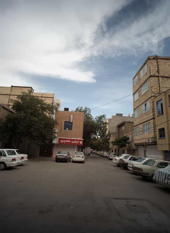 عکس زیبایی ماه پری در محله هنرور مشهد 