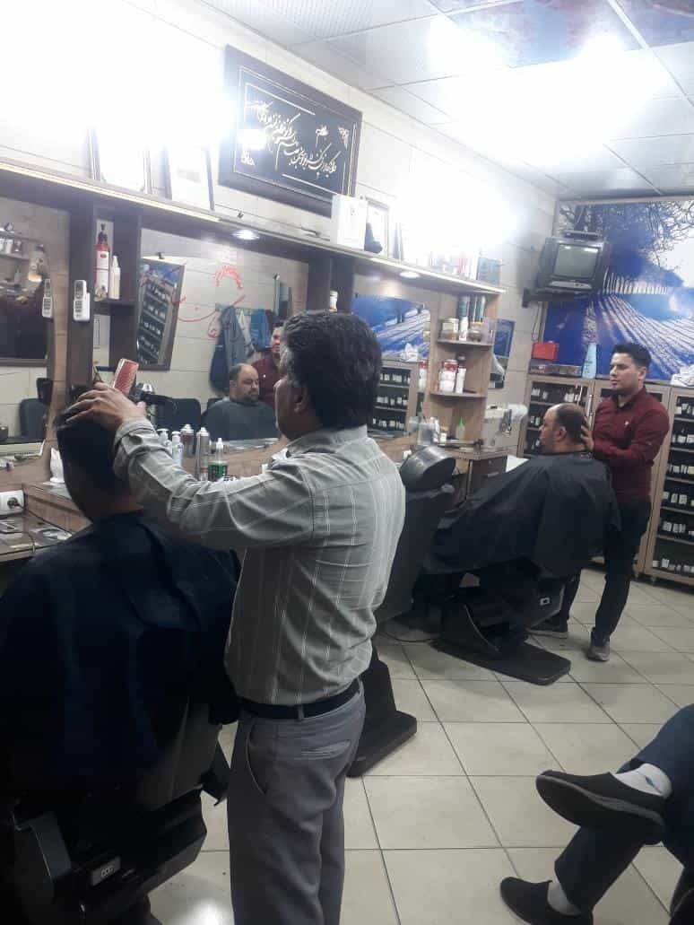 عکس آرایشگاه مردانه حسین در حسین آباد خراسان رضوی