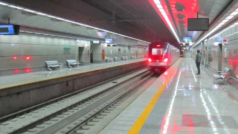 عکس ایستگاه مترو جابر در جابرانصاری اصفهان