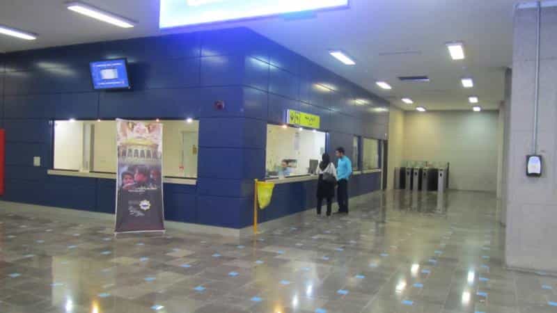 عکس ایستگاه مترو شهید علیخانی در ملک شهر اصفهان