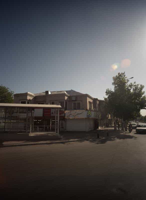 عکس حسین بستنی در بهشت مشهد