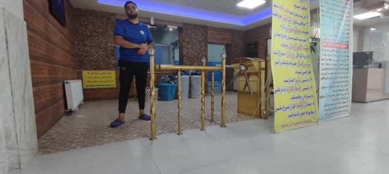 عکس استخر آسمان در فرودگاه مشهد