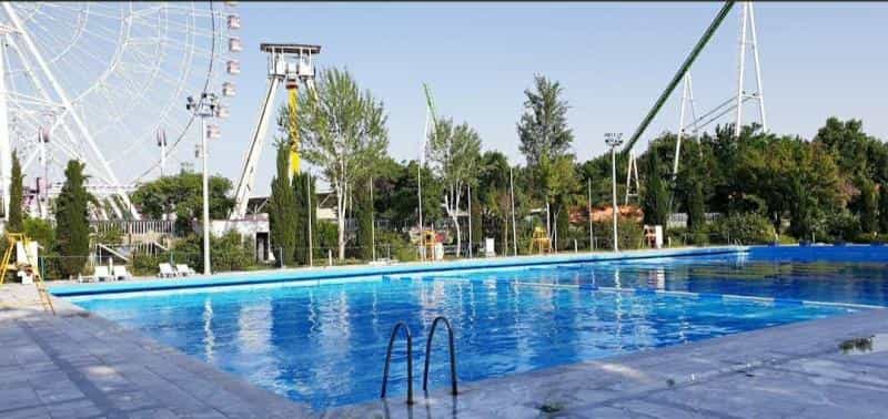 عکس استخر پارک ملت در آزادشهر مشهد