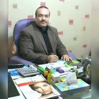 عکس دکتر علی قربانی حیدری در مدائن تهران