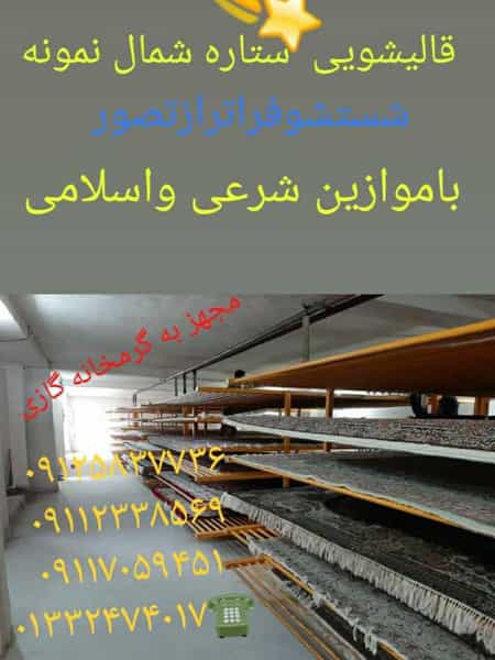 عکس قالیشویی ستاره شمال نمونه 