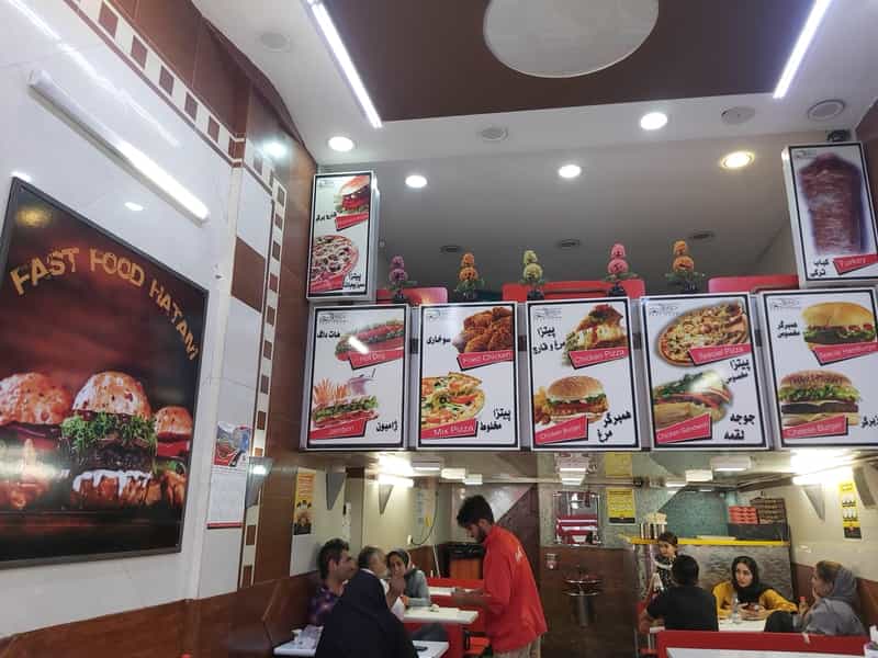 عکس ساندویچی حاتم در عباس آباد اصفهان