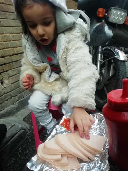 عکس پیتزا داوود در انقلاب تهران