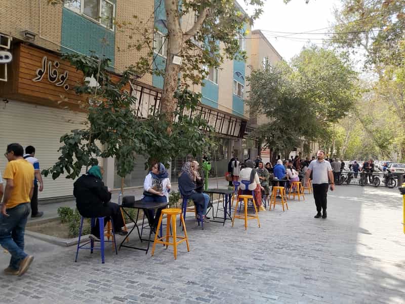 عکس فیلوفود (کامیون غذای گیاهی) در عباس آباد اصفهان