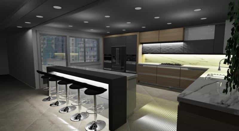 عکس کابینت قصر حسینی در ونک تهران