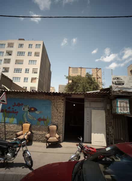 عکس کارگاه مبل سازی در جانباز مشهد