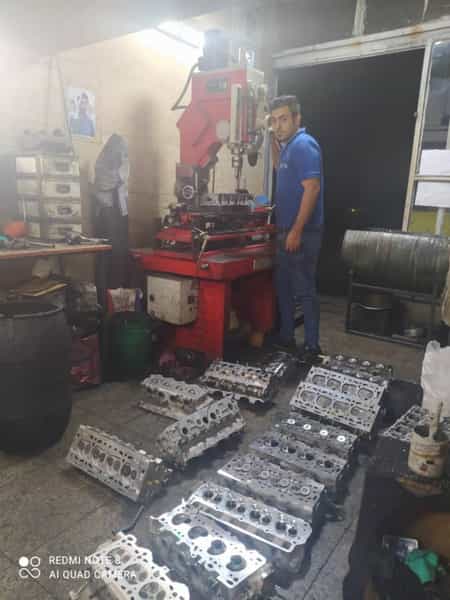 عکس سوپاپ تراشی مجد در ابن بابویه تهران