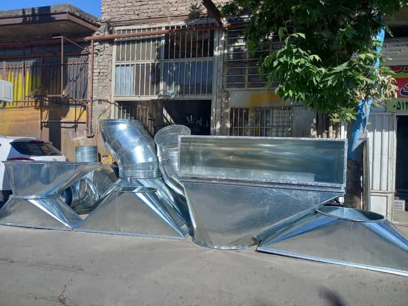 عکس کانال و اتصالات گرد اسپیرال در خاتم الانبیا مشهد