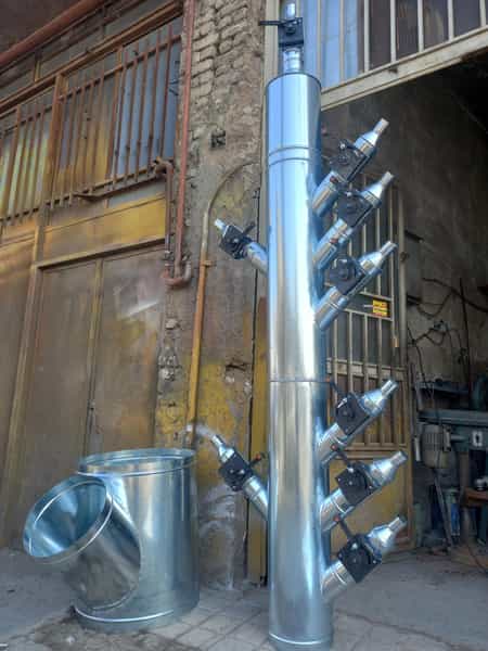 عکس کانال و اتصالات گرد اسپیرال در خاتم الانبیا مشهد