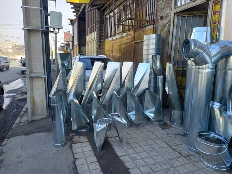 عکس کانال و اتصالات گرد اسپیرال در خاتم الانبیا مشهد