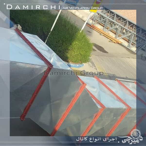 عکس کانال سازی دمیرچی در چهارصد دستگاه کرج