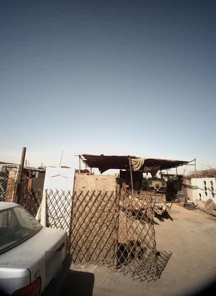 عکس کارگاه پرسکاری ضایعات آهن در شهید کاظمی تهران