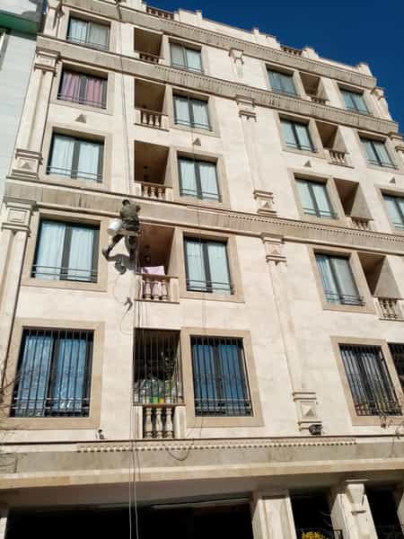 عکس شستشو نما ساختمان پیچ رولپلاک راپل در نارمک تهران