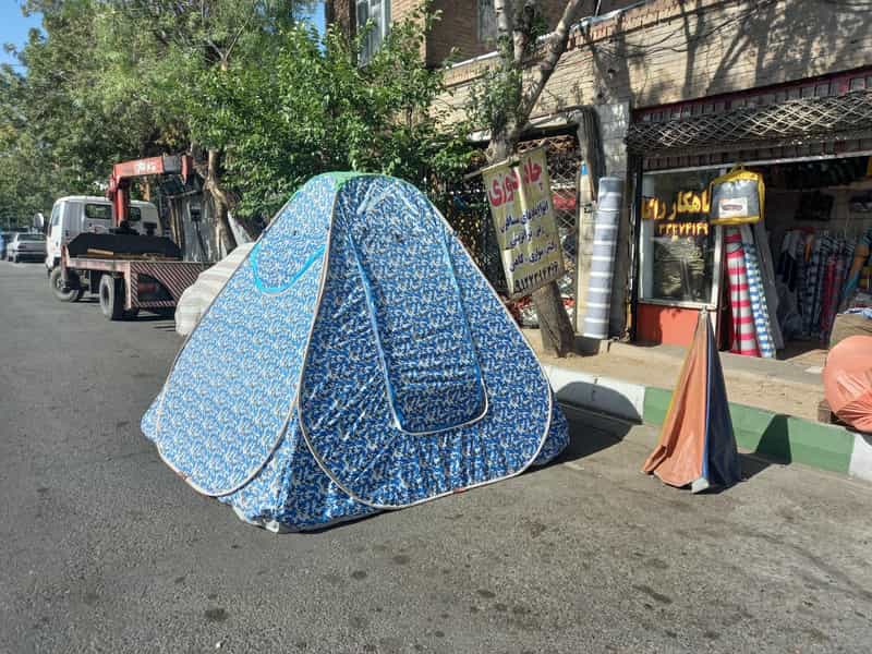 عکس چادردوزی شاهکارراگا در دولت آباد تهران